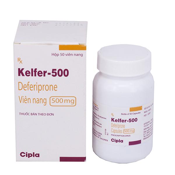 Kelfer (Deferiprone) 500 Cipla (H/50v)