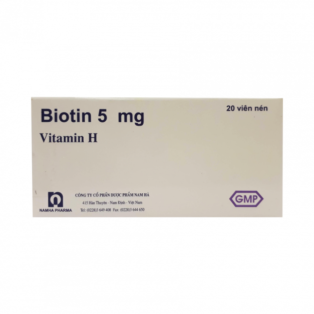 Biotin 5mg Nam Hà (H/20v)