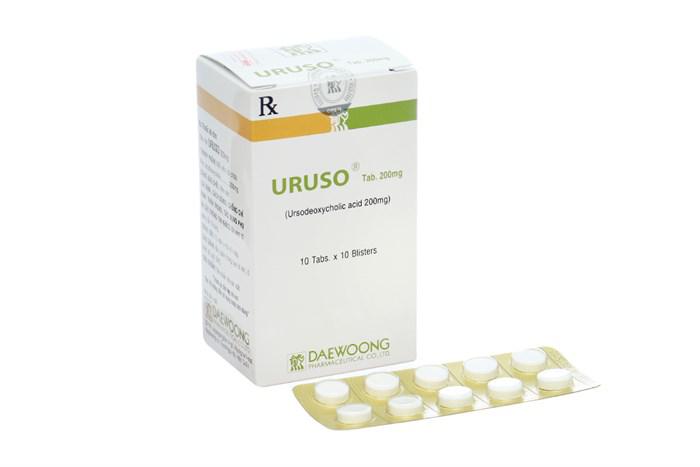 Uruso 200mg (Acid Ursodeoxycholic) Daewoong (H/100v)