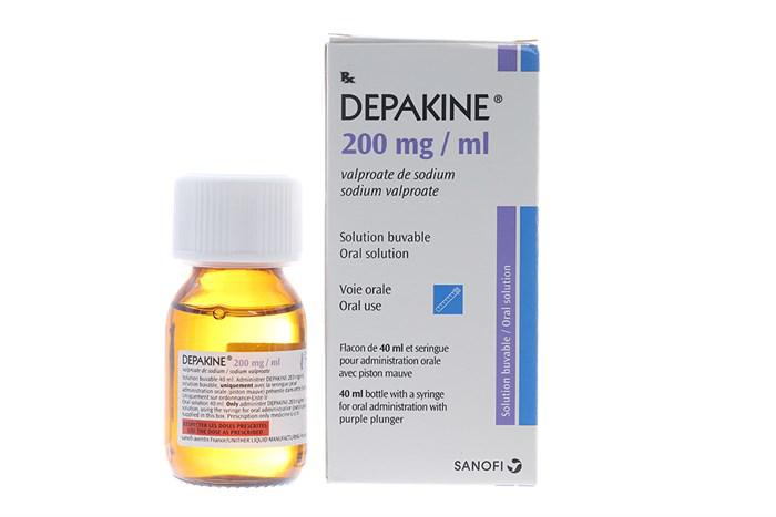 Siro trị động kinh Depakine 200mg/ml (Valproat Natri) Sanofi (C/40ml)