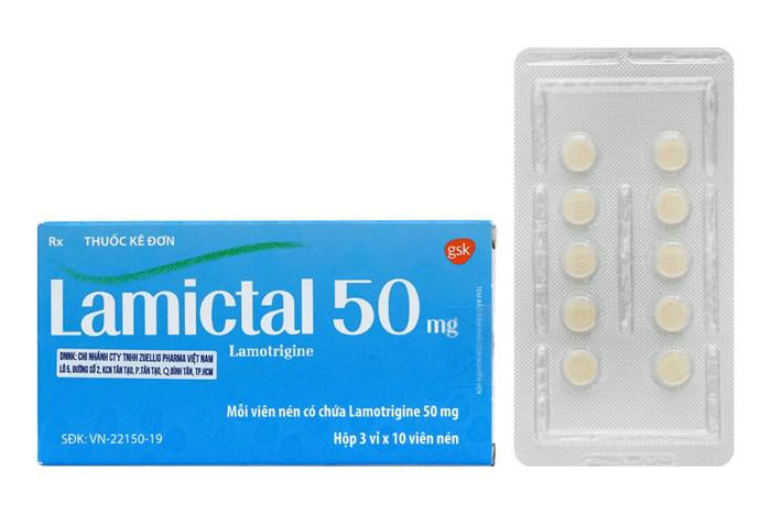 Thuốc Lamictal 50mg (Lamotrigine) GSK (H/30v)