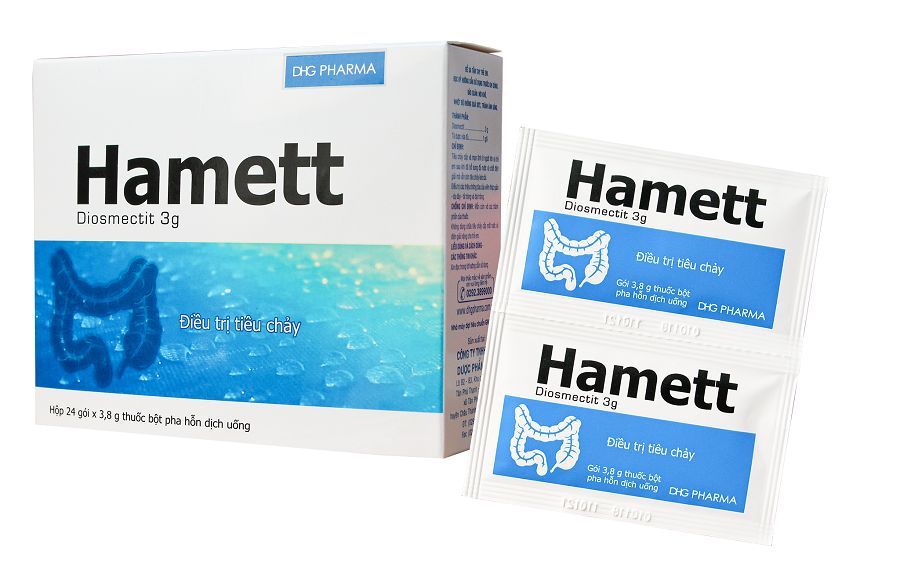 Hamett (Diosmectite) DHG (H/24 gói)