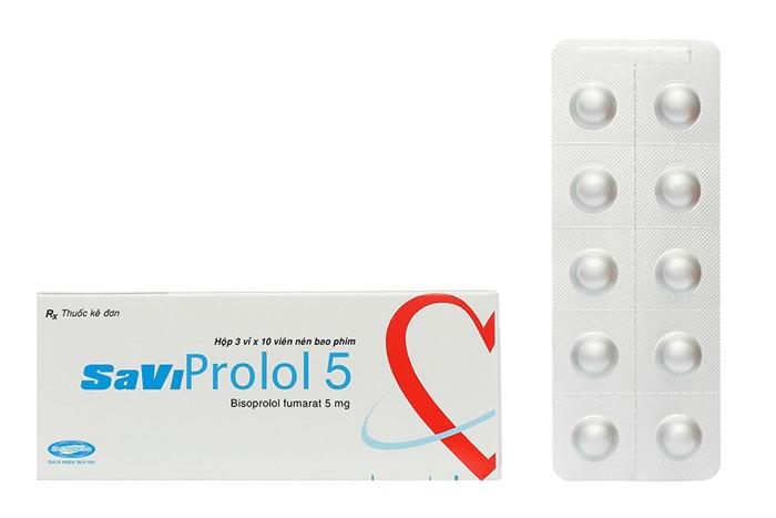 SaVi Prolol 5mg (Bisoprolol) (Lốc/10h/30v)