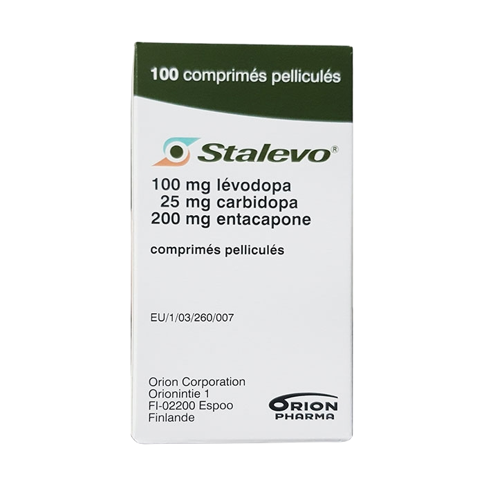 Stalevo 100/25/200mg ORion Pharma (lọ/100v) France