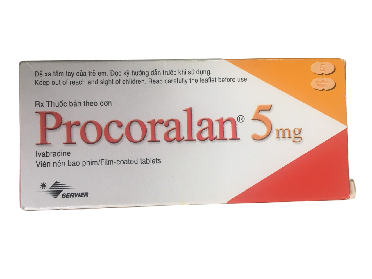 Procoralan 5mg (Ivabradine) Servier (H/56v)