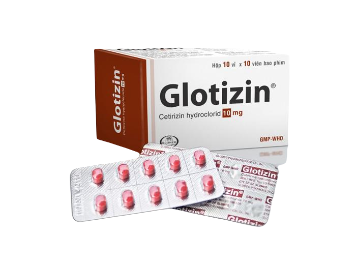 Glotizin (Cetirizin) 10mg Glomed (H/100v)