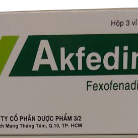 Akfedin 60 (Fexofenadine) DP 3/2 (H/30v)