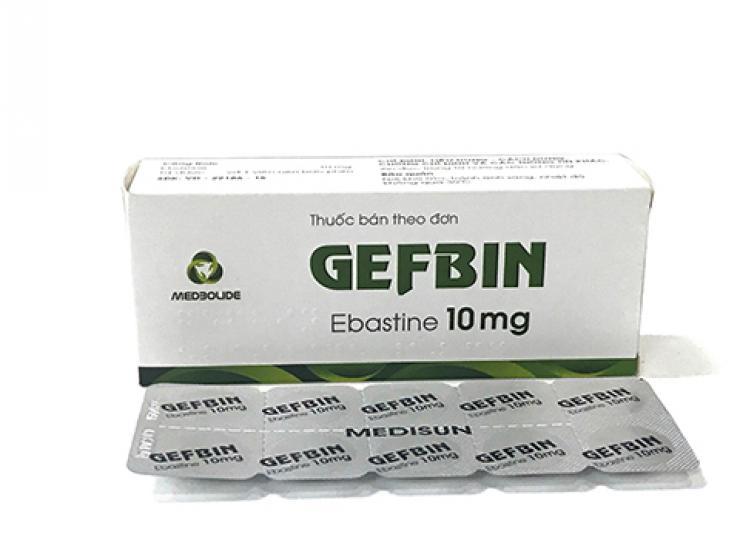 Gefbin (Ebastin) 10mg Medisun (H/30v)