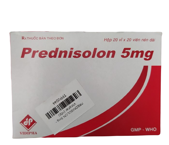 Prednisolon 5mg Vidipha (H/400v)