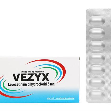 Vezyx (Levocetirizin) 5mg Davipharm (H/28v)