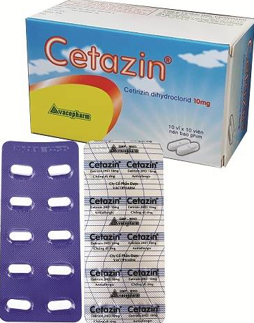 Cetazin (Cetirizin) 10mg Vacopharm (H/100v)