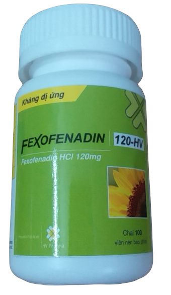 Fexofenadin 120mg - HV US Pharma (C/100v)