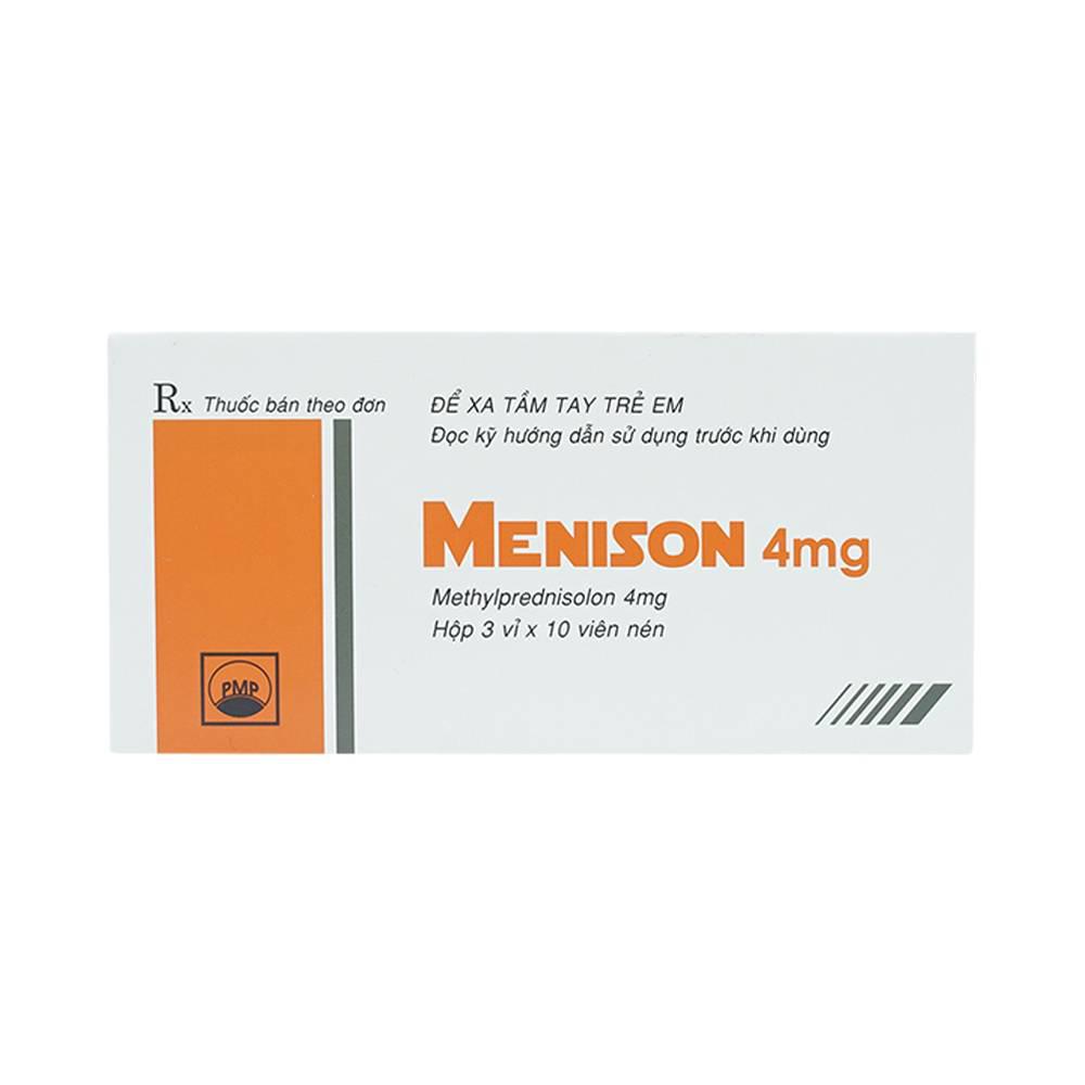 Menison 4mg (Methylprednisolon) Pymepharco (H/30v)