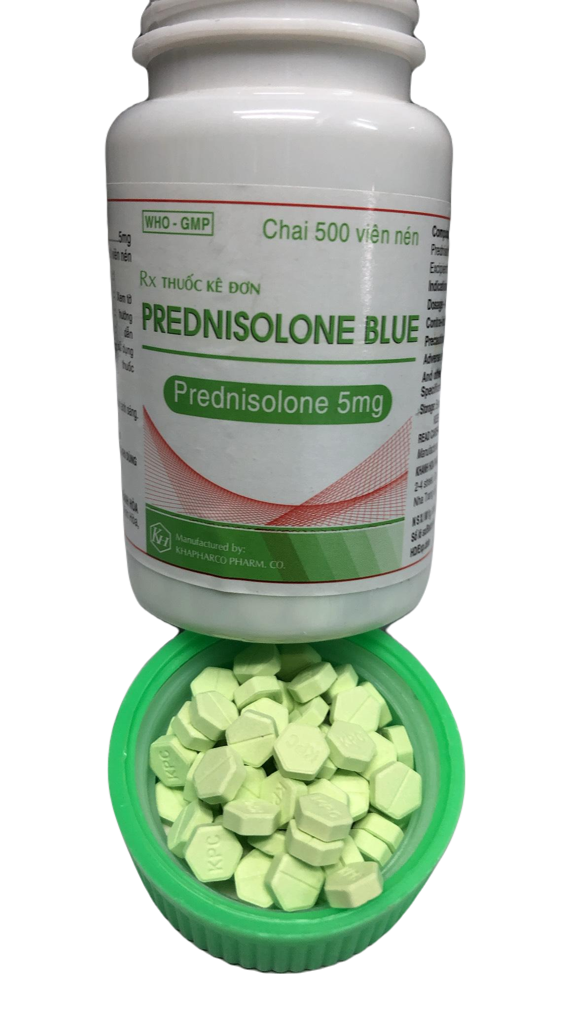 Prednisolone Blue 5mg Khapharco (C/500v)