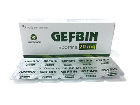 Gefbin (Ebastin) 20mg Medisun (H/30v)