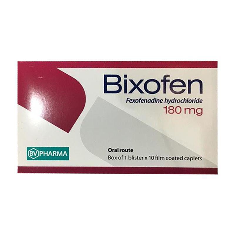 Bixofen 180 (Fexofenadin) BV Pharma (Lốc/10h/10v)
