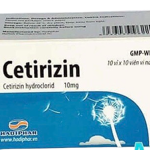 Cetirizin 10mg Hadiphar (H/100v)