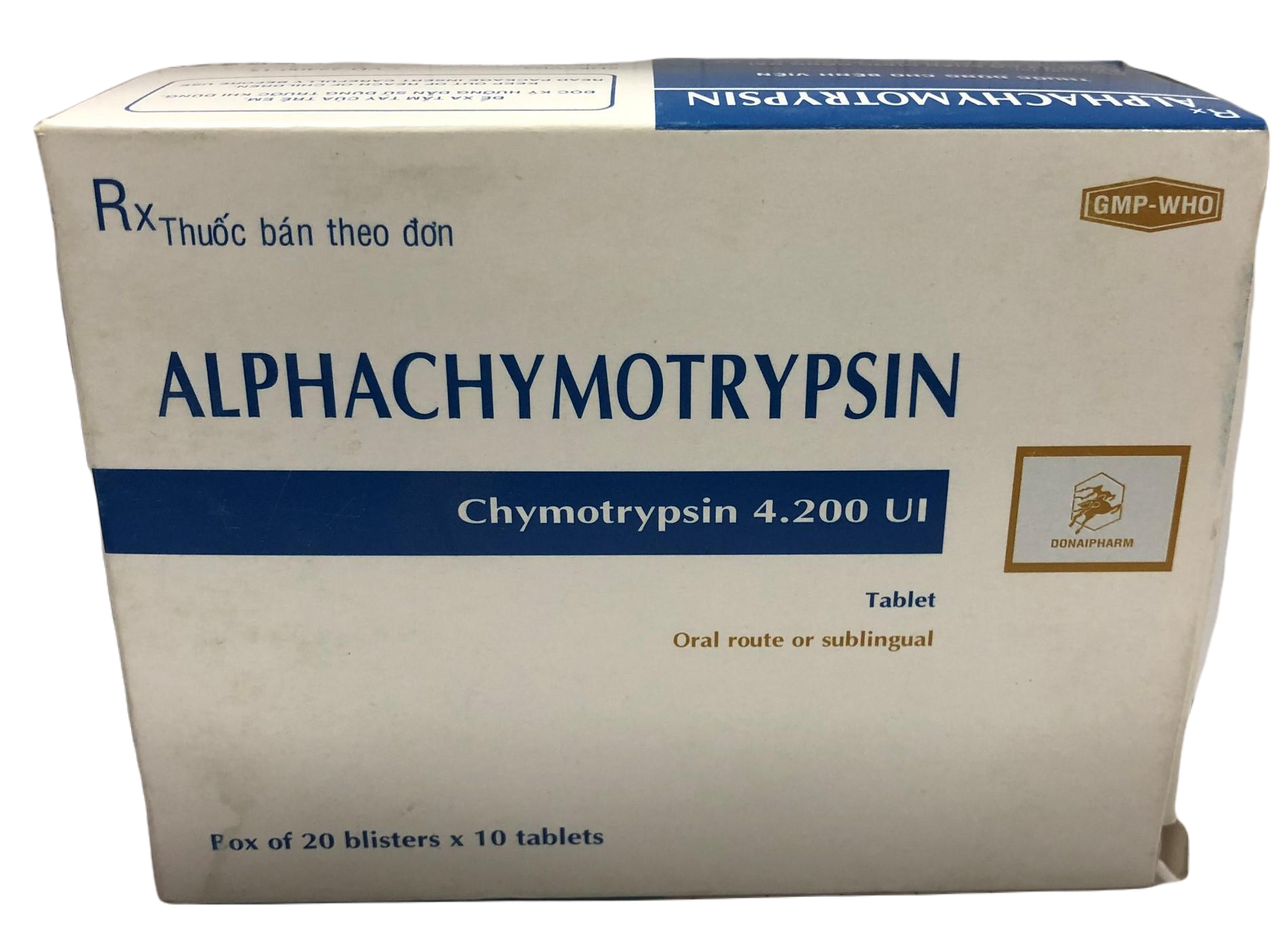 Alphachymotrypsin 4200 IU Donaipharm (H/200v)