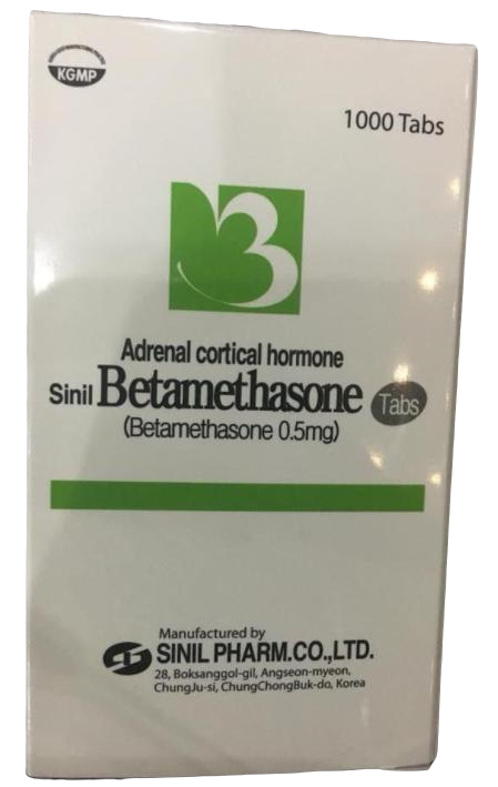 Betamethasone 0.5mg Sinil (C/1000v)