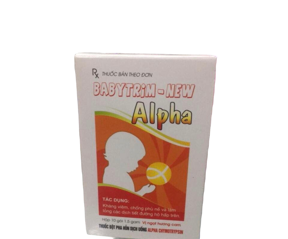 Babytrim-New Alpha (Alphachymotrypsin) 4.2mg Pharbaco (H/10g/1.5g)