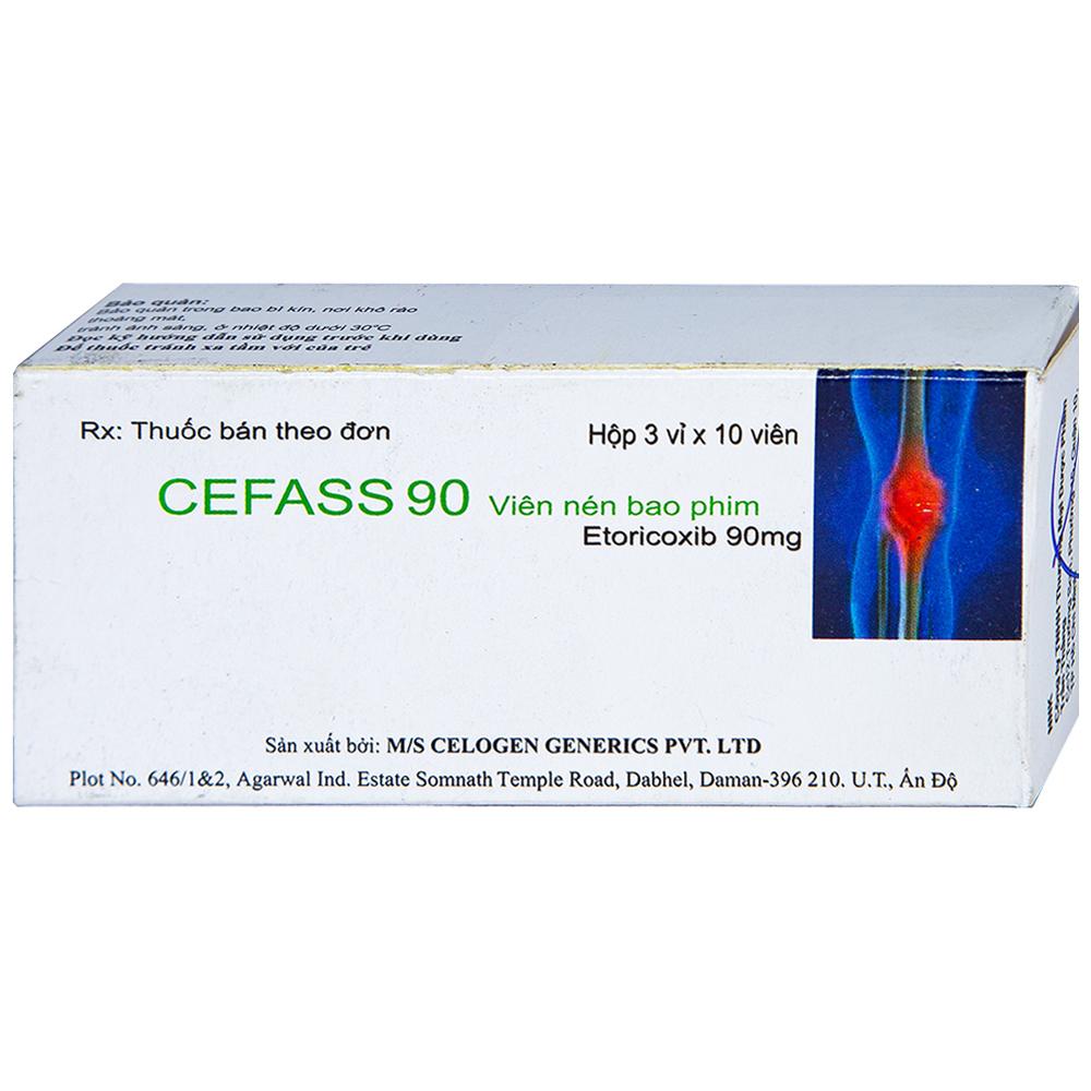 Cefass 90 (Etoricoxib) Celogen (H/30v)