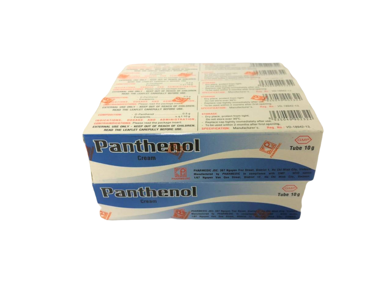 Panthenol Cream Pharmedic (Lốc/10t/10gr)