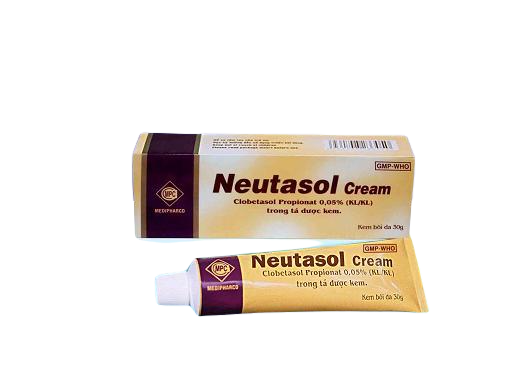 Neutasol Cream (Clobetasol) Medipharco (Lốc/5tuýp/30gr)