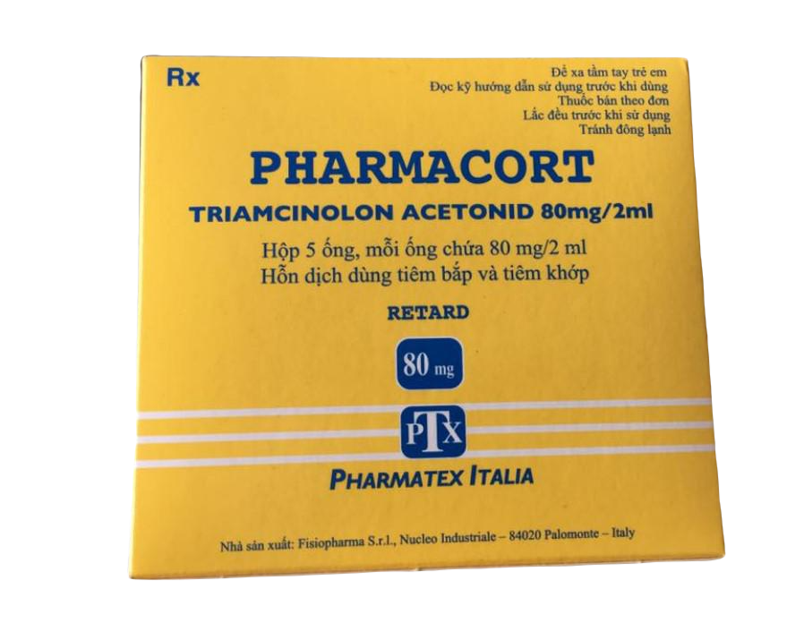 Pharmacort 80mg/2ml (Triamcinolone) Pharmatex (H/5o)