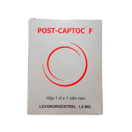 Post-Captoc F (Levonorgestrel) 1.5mg Quang Minh (H/1v)