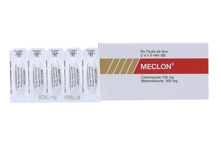 Viên Đặt Meclon (Clotrimazol, Metronidazole) Doppel (H/10v)