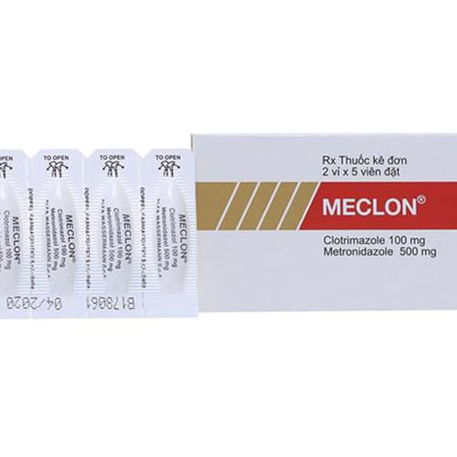 Viên Đặt Meclon (Clotrimazol, Metronidazole) Doppel (H/10v)