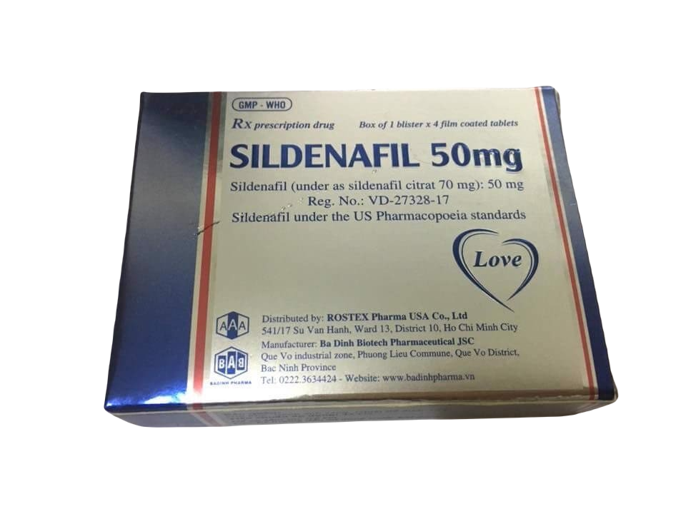 Sildenafil 50mg Ba Đình (H/4v)