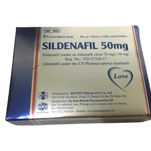 Sildenafil 50mg Ba Đình (H/4v)