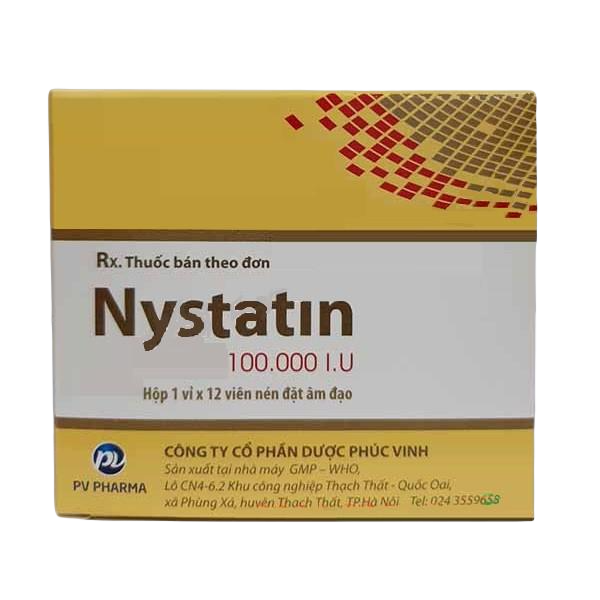 Nystatin 100.000 IU Phúc Vinh (H/12v)