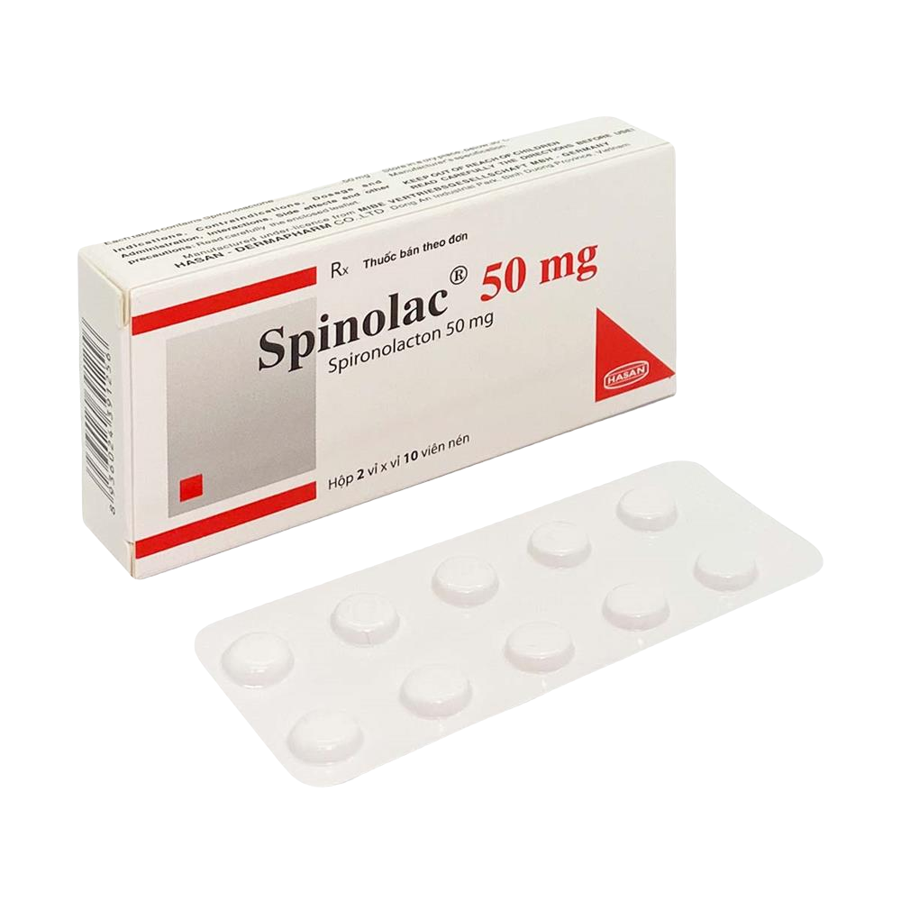 Spinolac 50mg (Spironolactone) Hasan (H/20v)