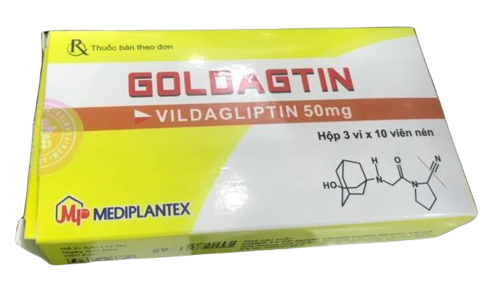 Goldagtin (Vildagliptin) 50mg Mediplantex (H/30v)