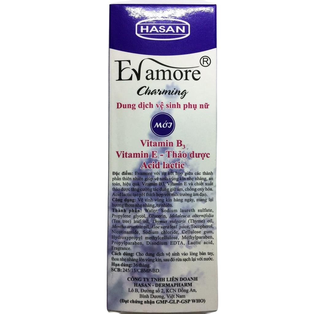 Dung Dịch Vệ Sinh Phụ Nữ Evamore Lavender Hasan (C/100ml) (Tím)