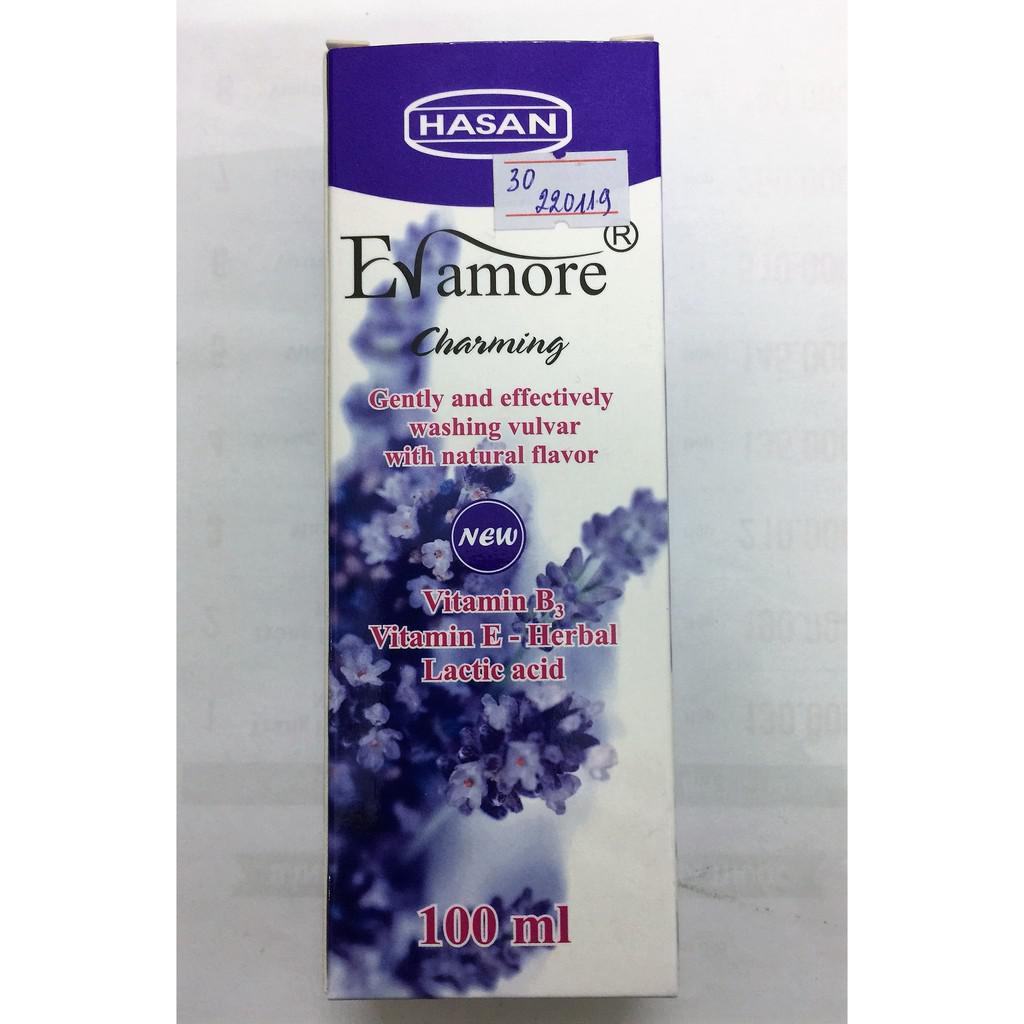 Dung Dịch Vệ Sinh Phụ Nữ Evamore Lavender Hasan (C/100ml) (Tím)