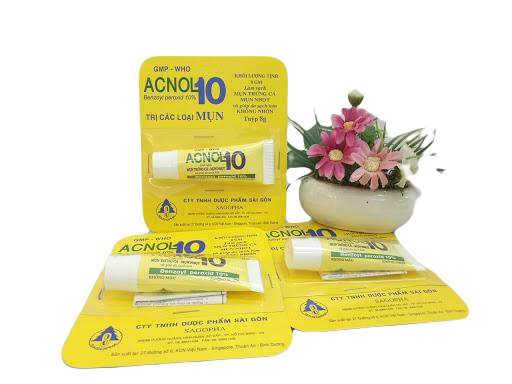 Acnol 10 Trị Mụn Sagopha (Tuýp/8gr)