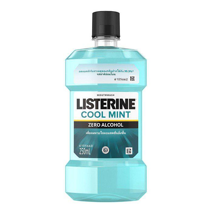 Nước Súc Miệng Listerine Cool Mint Zero Alcohol (C/250ml)