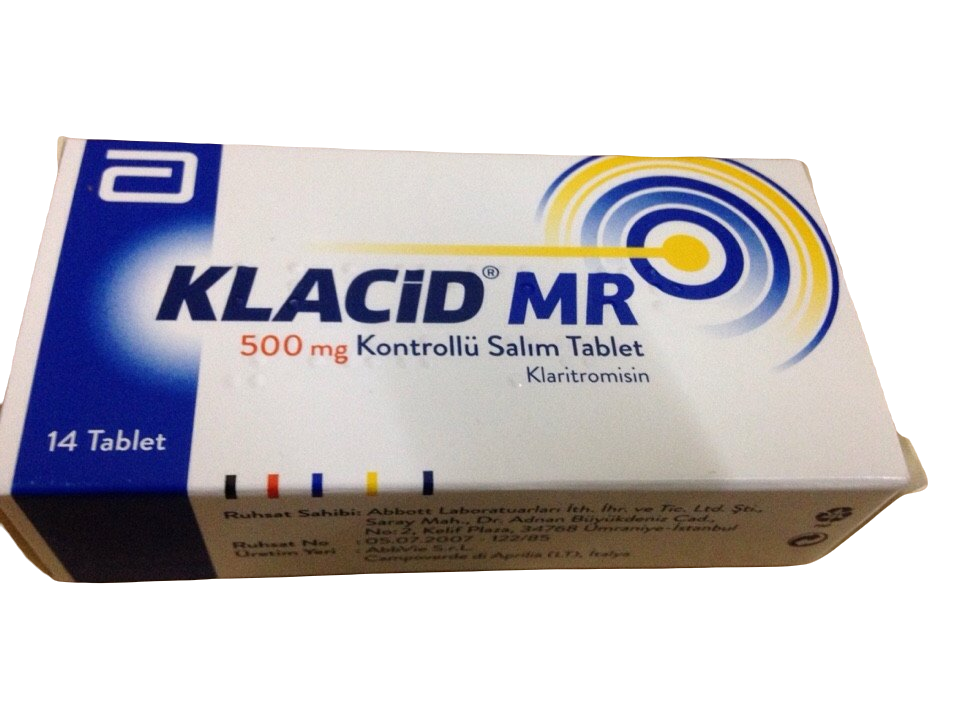 Klacid MR 500mg (Clarithromycin) Abbott (H/14v)