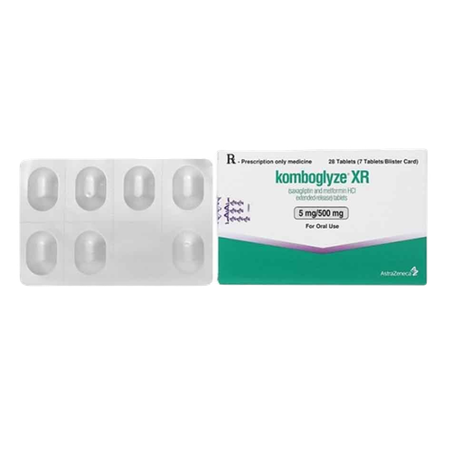 Komboglyze XR 5mg/500mg (Metformin, Saxagliptin) Astrazeneca (H/28v)