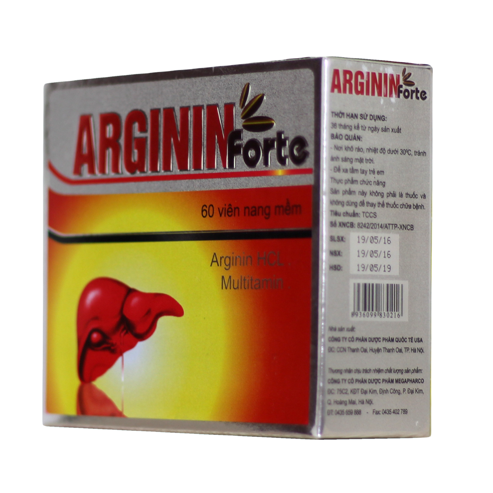 Arginin Fort (L-Arginine) DPQT USA (H/60v)