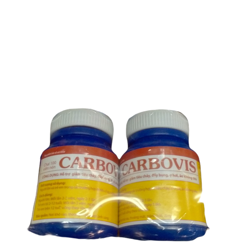 Carbovis (Than hoạt tính, Calci Carbonat, Tricalci phosphat) Đại Y (Lốc/10c)