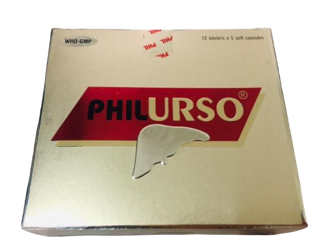 Philurso (Acid ursodeoxycholic, Vitamin B1, Vitamin B2) Phil Inter (H/60v)