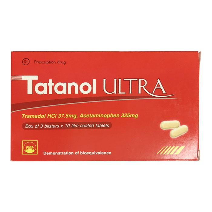 Tatanol Ultra (Tramadol HCL, Acetaminophen) Pymepharco (H/30v)