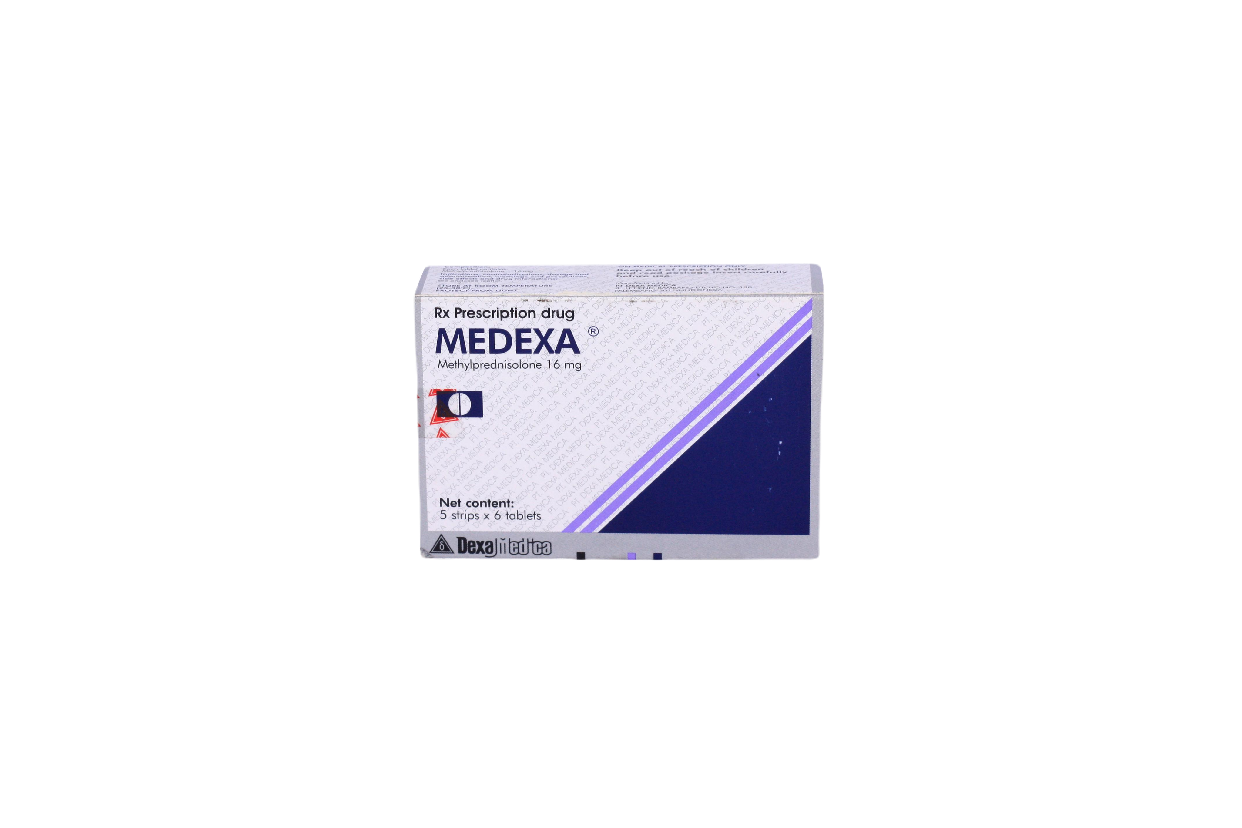 Medexa 16mg (Methylprednisolon) Dexa Medica (H/30v)