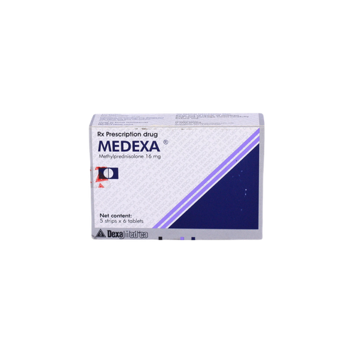 Medexa 16mg (Methylprednisolon) Dexa Medica (H/30v)