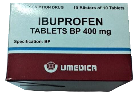 Ibuprofen 400mg Umedica (H/100v)