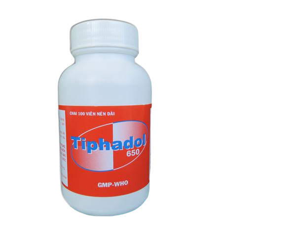 Tiphadol (Paracetamol) 650mg Tipharco (C/100v)